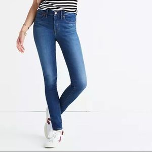 MADEWELL 9” High Rise skinny jean 26
